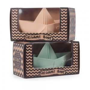 Bateau origami - Pastel